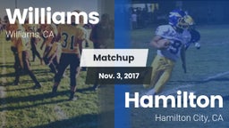 Matchup: Williams  vs. Hamilton  2017