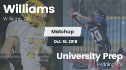 Matchup: Williams  vs. University Prep  2019