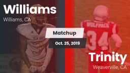 Matchup: Williams  vs. Trinity  2019