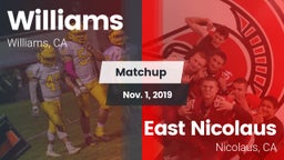 Matchup: Williams  vs. East Nicolaus  2019
