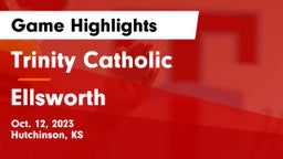 Trinity Catholic  vs Ellsworth  Game Highlights - Oct. 12, 2023