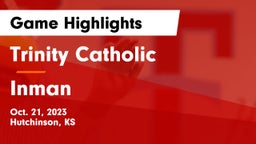 Trinity Catholic  vs Inman Game Highlights - Oct. 21, 2023