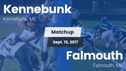 Matchup: Kennebunk High vs. Falmouth  2017
