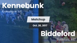 Matchup: Kennebunk High vs. Biddeford  2017