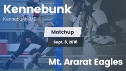Matchup: Kennebunk High vs. Mt. Ararat Eagles 2018