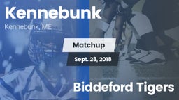 Matchup: Kennebunk High vs. Biddeford Tigers 2018