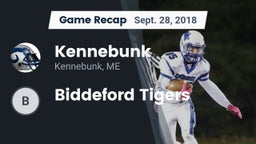 Recap: Kennebunk  vs. Biddeford Tigers 2018