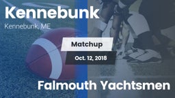 Matchup: Kennebunk High vs. Falmouth Yachtsmen 2018