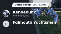 Recap: Kennebunk  vs. Falmouth Yachtsmen 2018