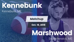 Matchup: Kennebunk High vs. Marshwood  2018