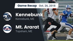 Recap: Kennebunk  vs. Mt. Ararat  2018