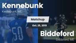 Matchup: Kennebunk High vs. Biddeford  2019