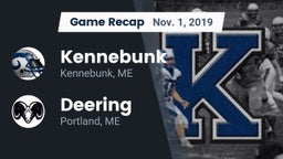 Recap: Kennebunk  vs. Deering  2019