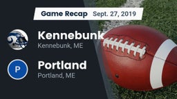 Recap: Kennebunk  vs. Portland  2019