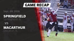 Recap: Springfield  vs. MacArthur  2016