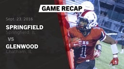 Recap: Springfield  vs. Glenwood  2016