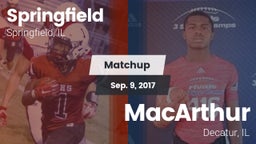 Matchup: Springfield High Sch vs. MacArthur  2017