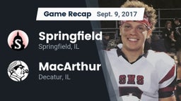 Recap: Springfield  vs. MacArthur  2017