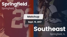 Matchup: Springfield High Sch vs. Southeast  2017