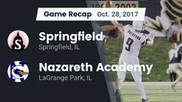 Recap: Springfield  vs. Nazareth Academy  2017