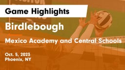 Birdlebough  vs Mexico Academy and Central Schools Game Highlights - Oct. 5, 2023