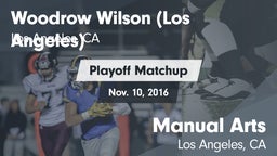 Matchup: Wilson  vs. Manual Arts  2016