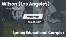 Matchup: Wilson  vs. Santee Educational Complex 2017