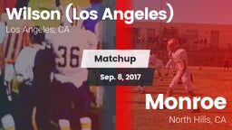 Matchup: Wilson  vs. Monroe  2017