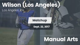 Matchup: Wilson  vs. Manual Arts  2017