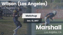 Matchup: Wilson  vs. Marshall  2017