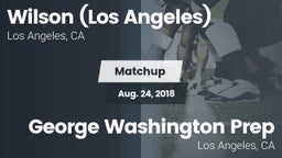 Matchup: Wilson  vs. George Washington Prep  2018