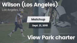 Matchup: Wilson  vs. View Park charter 2018