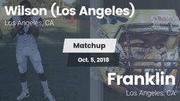 Matchup: Wilson  vs. Franklin  2018