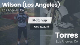 Matchup: Wilson  vs. Torres  2018