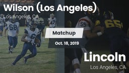 Matchup: Wilson  vs. Lincoln  2019