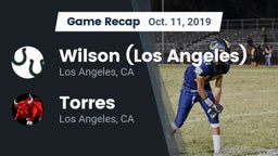 Recap: Wilson  (Los Angeles) vs. Torres  2019