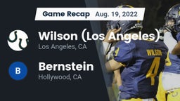 Recap: Wilson  (Los Angeles) vs. Bernstein  2022