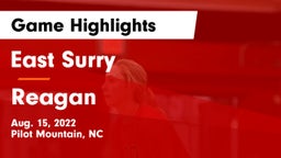 East Surry  vs Reagan  Game Highlights - Aug. 15, 2022