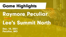 Raymore Peculiar  vs Lee's Summit North  Game Highlights - Dec. 14, 2021