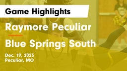 Raymore Peculiar  vs Blue Springs South  Game Highlights - Dec. 19, 2023