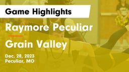Raymore Peculiar  vs Grain Valley  Game Highlights - Dec. 28, 2023
