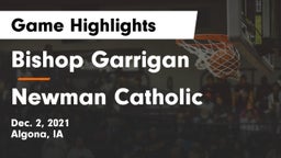 Bishop Garrigan  vs Newman Catholic  Game Highlights - Dec. 2, 2021