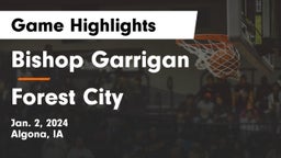 Bishop Garrigan  vs Forest City  Game Highlights - Jan. 2, 2024