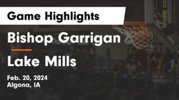 Bishop Garrigan  vs Lake Mills  Game Highlights - Feb. 20, 2024