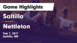Saltillo  vs Nettleton Game Highlights - Feb 7, 2017
