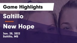 Saltillo  vs New Hope  Game Highlights - Jan. 28, 2022