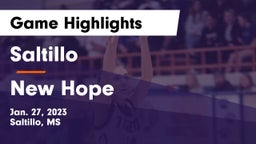 Saltillo  vs New Hope  Game Highlights - Jan. 27, 2023
