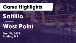 Saltillo  vs West Point  Game Highlights - Jan. 31, 2023