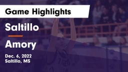 Saltillo  vs Amory  Game Highlights - Dec. 6, 2022