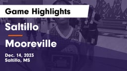 Saltillo  vs Mooreville  Game Highlights - Dec. 14, 2023